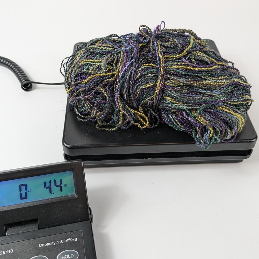 Dark Rainbow Fiber Lot Bundle Specialty Yarn Thread Craft Knit Crochet Embroider - Picture 11 of 15